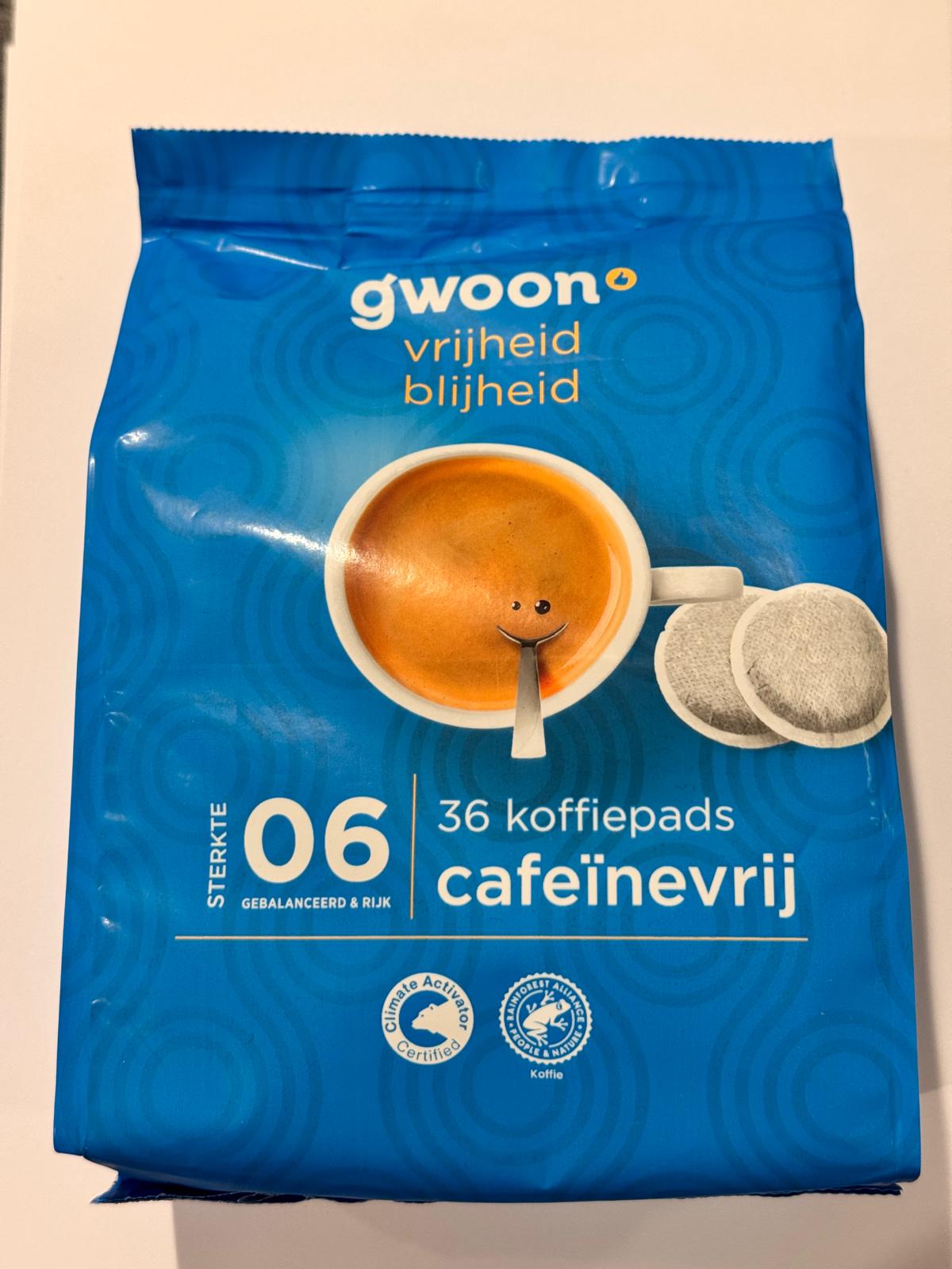 G'WOON pads decaf 36 ST